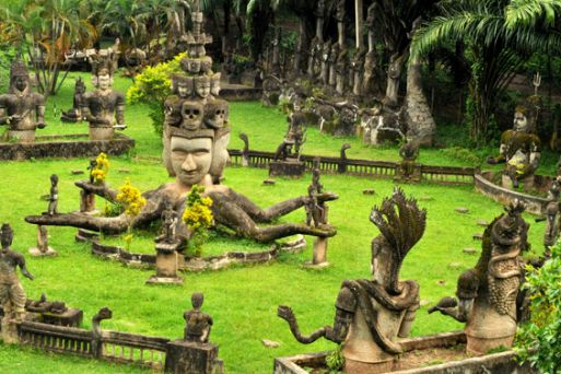 Vientiane, capital city of Laos